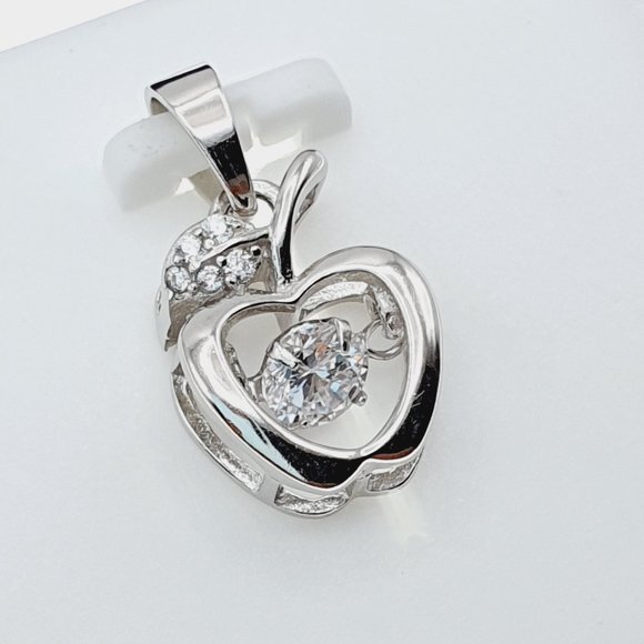 "#925 Sterling Silver Cubic Zircon Pendant for Women/Girls, US925P1123 - Picture 3 of 11